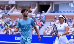 Djokovic, Alcaraz bị loại sớm ở đôi nam nữ Mỹ Mở rộng