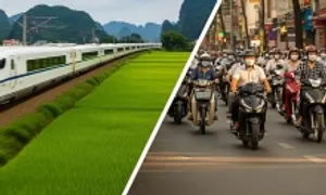 'Ngồi tàu điện ra Hà Nội ăn bún chả, vô Sài Gòn uống cà phê'