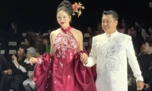 Lý Nhã Kỳ, Lý Hùng diễn thời trang