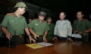 Bộ Công an 'nối sóng' vùng bị cô lập do bão lũ ở Thái Nguyên