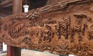 Văn Miếu - Quốc Tử Giám nhận bức tranh gỗ liền khối lớn nhất Việt Nam