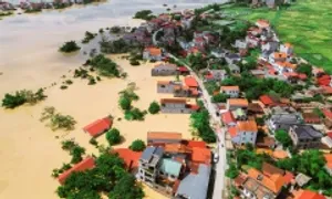 Lũ sông Cầu xuống dưới báo động ba, còn 7.600 nhà ngập