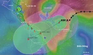 Miền Trung mưa lớn từ trưa nay